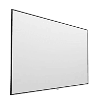 Eurros 120" Silver Pro Micro Perforated 1cm Edge Frame Screen