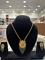 Antique Casual Haaram with matching ear rings