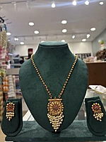Antique Casual Haaram with matching ear rings