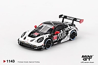Minigt 1143-Skeleton Porsche 911 GT3 R #77 AO Racing 2025 IMSA Petit Le Mans