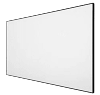 Eurros 92" Silver Pro Micro Perforated 1cm Edge Frame Screen
