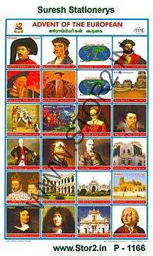 Advent of the European-Picture Chart No.-1166