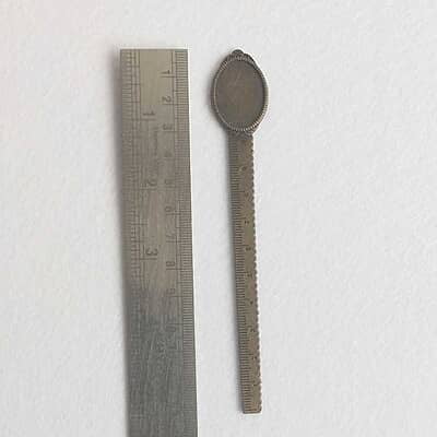 Antique Bronze Book Mark Modal 117 Antique Bronze Book Mark Modal 117