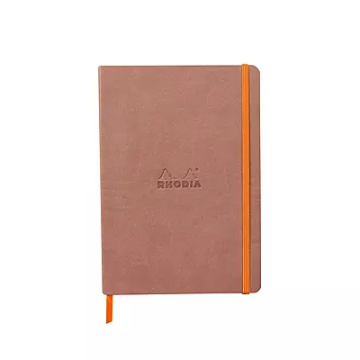 Rhodia Rhodiarama Softcover Notebook A5 Rosewood DOT GRID