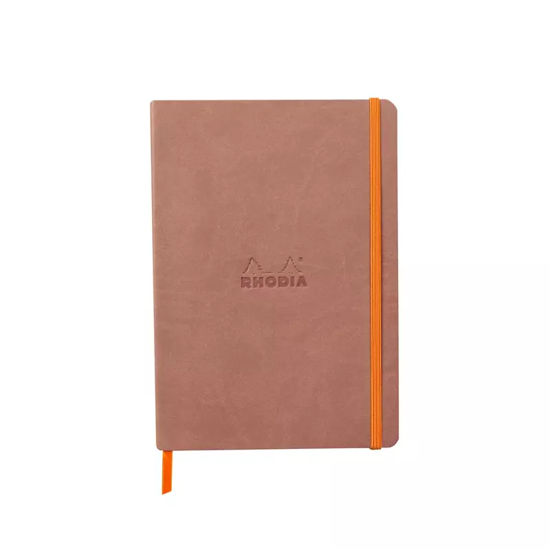 Rhodia Rhodiarama Softcover Notebook A5 Rosewood DOT GRID Rhodia Rhodiarama Softcover Notebook A5 Rosewood DOT GRID