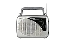 Philips Radio RL118/94 – MW/SW/FM Bands, 200mW RMS Sound Output, 3-in-1 Power Source with External Battery, Mains, and Built-in Rechargeable Battery Philips Radio RL118/94 – MW/SW/FM Bands, 200mW RMS Sound Output, 3-in-1 Power Source with External Battery, Mains, and Built-in Rechargeable Battery