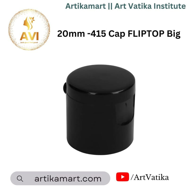 20mm-415 Cap FLIPTOP BLACK 20mm-415 Cap FLIPTOP BLACK