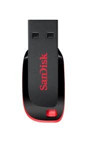 SanDisk Cruzer Blade 128GB USB 2.0 Pen Drive – Compact Flash Storage | Red