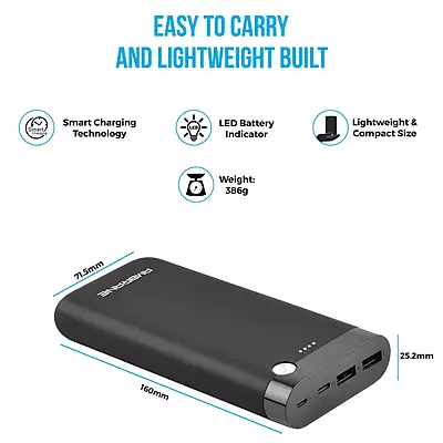 POWER BANK AMBRANE 20000 MAH PP-20 POWER BANK AMBRANE 20000 MAH PP-20