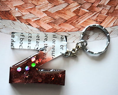 'N' TEXT PRESERVATION LETTER KEYCHAIN 'N' TEXT PRESERVATION LETTER KEYCHAIN