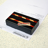 Black Ebony Wood Karungali Designer Paperweight 4 Inch