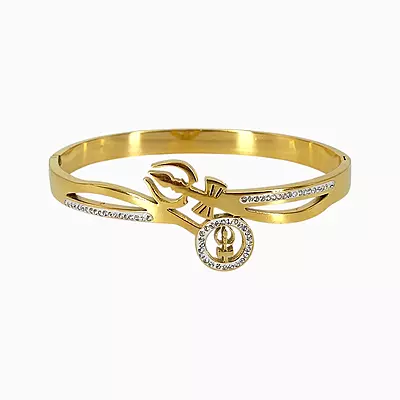 Elegant Trishul Anti-Tarnish Bangle