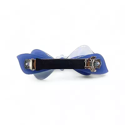 Elegant Blue Bow Hair Barrette Clip for Women
