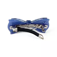 Elegant Blue Ribbon Hair Barrette Clip for Women