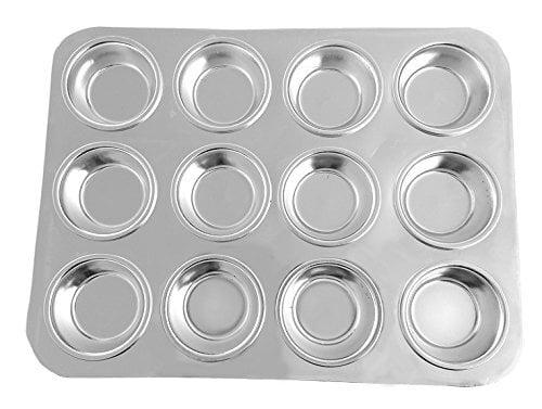 Aluminium Muffin Tray 12 Cavity