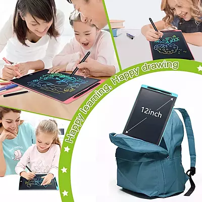 LCD Writing Tablet Eco Friendly 12 Inch Display Multi Color