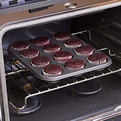 12 Cup Muffin Pan Non-Stick Baking Pans Pack of 2 12 Cup Muffin Pan Non-Stick Baking Pans Pack of 2
