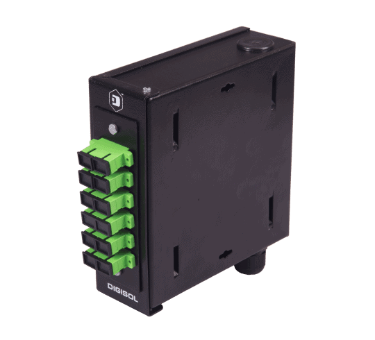 Digisol Enterprise ConvergeX 12 Port LIU, Wall Mount Type, Din-Rail Design Digisol Enterprise ConvergeX 12 Port LIU, Wall Mount Type, Din-Rail Design