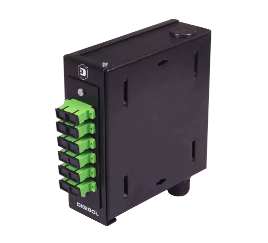 Digisol Enterprise ConvergeX 12 Port LIU, Wall Mount Type, Din-Rail Design