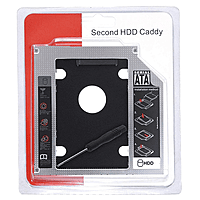 12.7mm Second HDD Caddy – Laptop Optical Bay Hard Drive Adapter