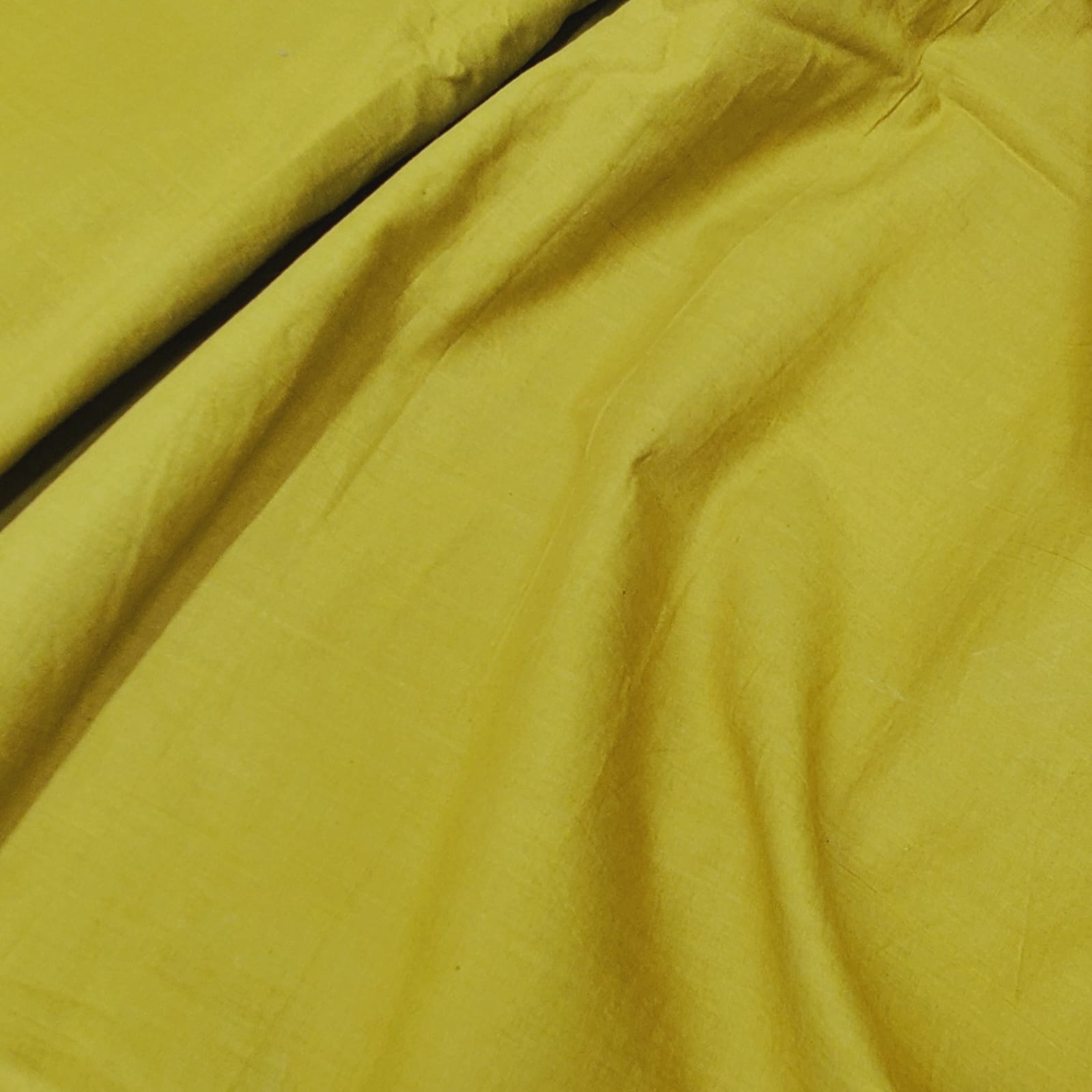 Silket Cotton Plain Fabric (Olive Green)