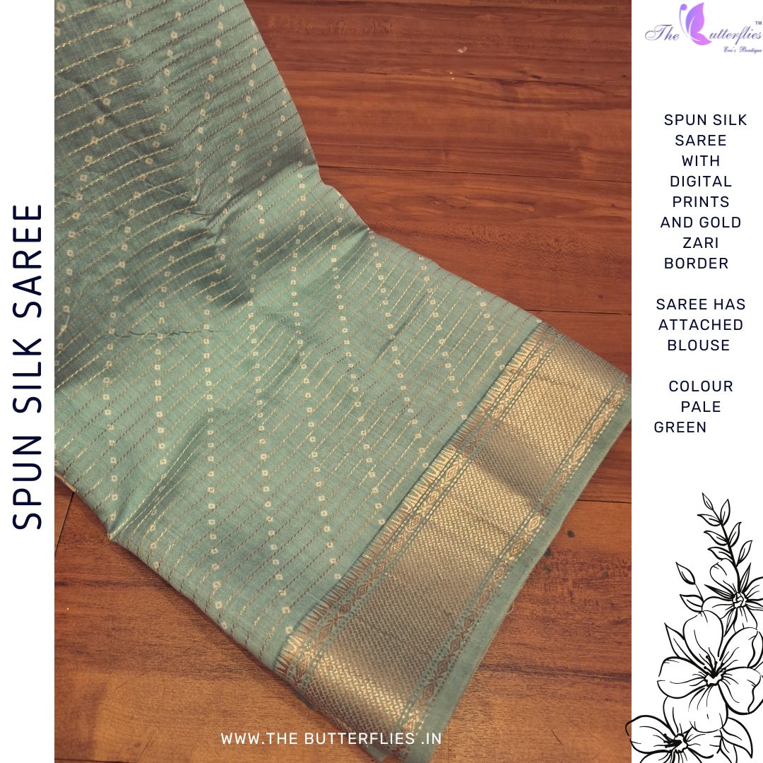 BEAUTIFUL SPUN SILK SAREE  SRCSFSC24531