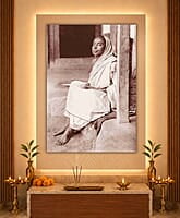 [PP] Holy Mother Sri Sarada Devi - Seated on Veranda - Jayrambati