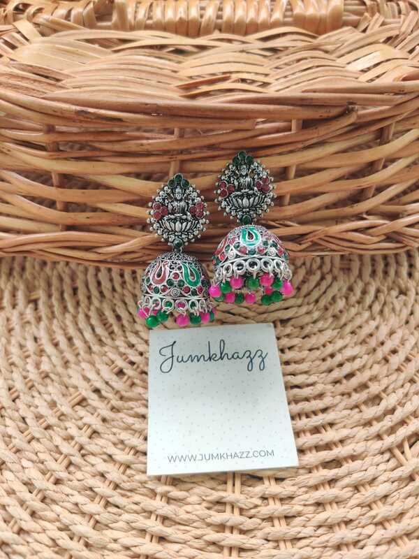 Oxidised Jhumka (JBJ841)