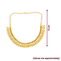 Goldplated Flower Necklace & Earring Collection