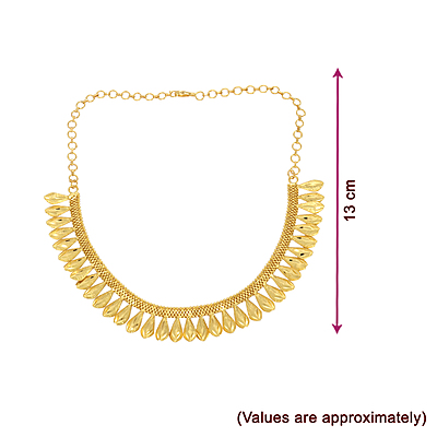 Goldplated Flower Necklace & Earring Collection