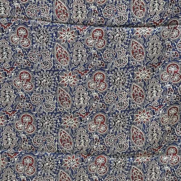 Mashru Silk Ajrakh Print #12
