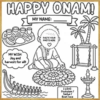 Happy Onam – Colour & Frame Kit