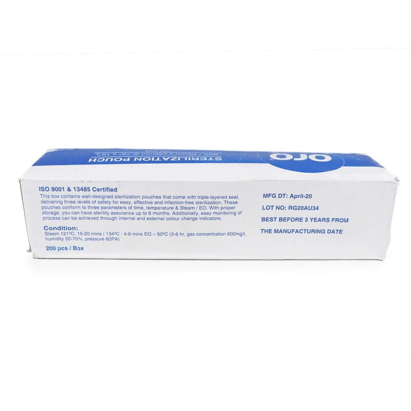 Oro Self Sealing Sterilization Pouches | Medical Grade Autoclave Pouches with Steam