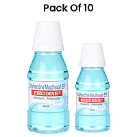 ICPA Hexidine Anti-Fungal Mouthwash 160ml Pack of 10 – Chlorhexidine Oral Rinse