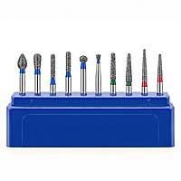 NewDiamond Porcelain Shouldered Abutment Polishing FG Airotor Bur Kit