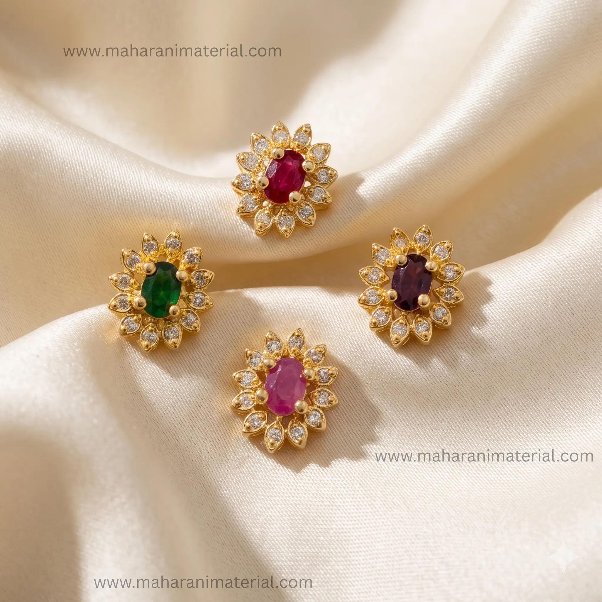 AD Oval Kundan