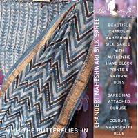 chanderi maheshwari silk saree ssgscds22579