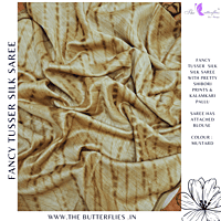 SEMI TUSSER SILK SAREE SFHSTSK23687 SEMI TUSSER SILK SAREE SFHSTSK23687