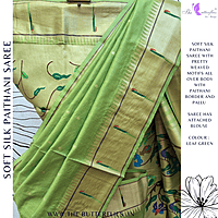 SOFT SILK PAITHANI SAREE  IHFSSIL23876