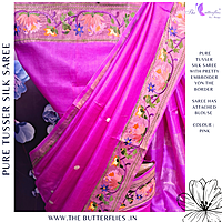 PURE TUSSER SILK SAREE YBRSTSK24419