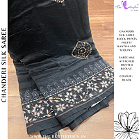 PURE CHANDERI SILK SAREE DCMSCDS24557 PURE CHANDERI SILK SAREE DCMSCDS24557