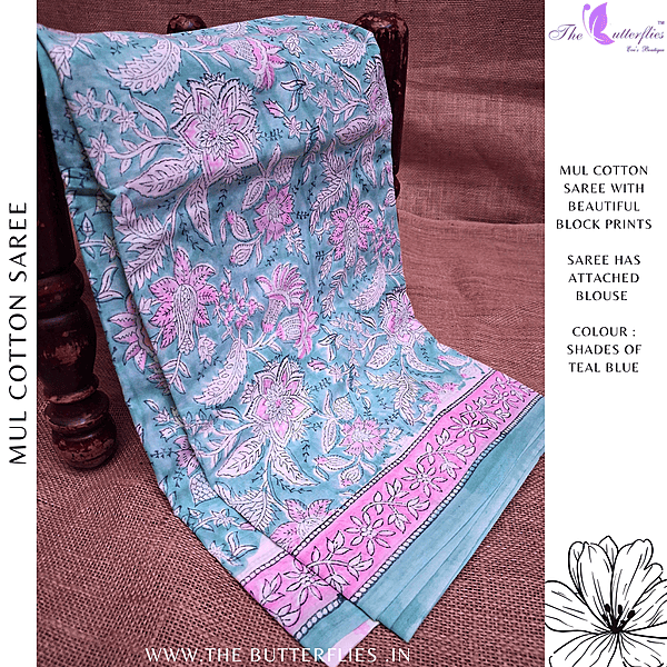 MUL COTTON SAREE SHPSMCS24653 MUL COTTON SAREE SHPSMCS24653