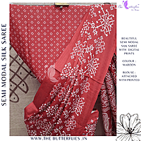 SEMI MODAL SILK SAREE DCMSMSS24675