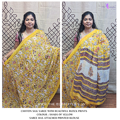 CHIFFON SILK SAREE ssgSGRS24773
