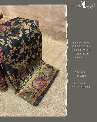 CREPE SILK SAREE RJASPMS24879