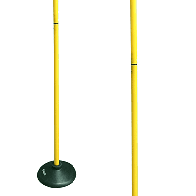 Spring Base Slalom/Agility Poles with Rubber Base (Set of 6)