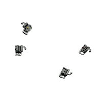 OSL 1st Molar Bondable Buccal Tubes MBT 0.018 Pack of 4