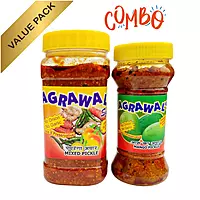 AGRAWAL'S Mixed and Mango Pickle Combo 670 GMS