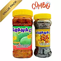 AGRAWAL'S Mango and Plum Sweet Pickle Combo 650 GMS