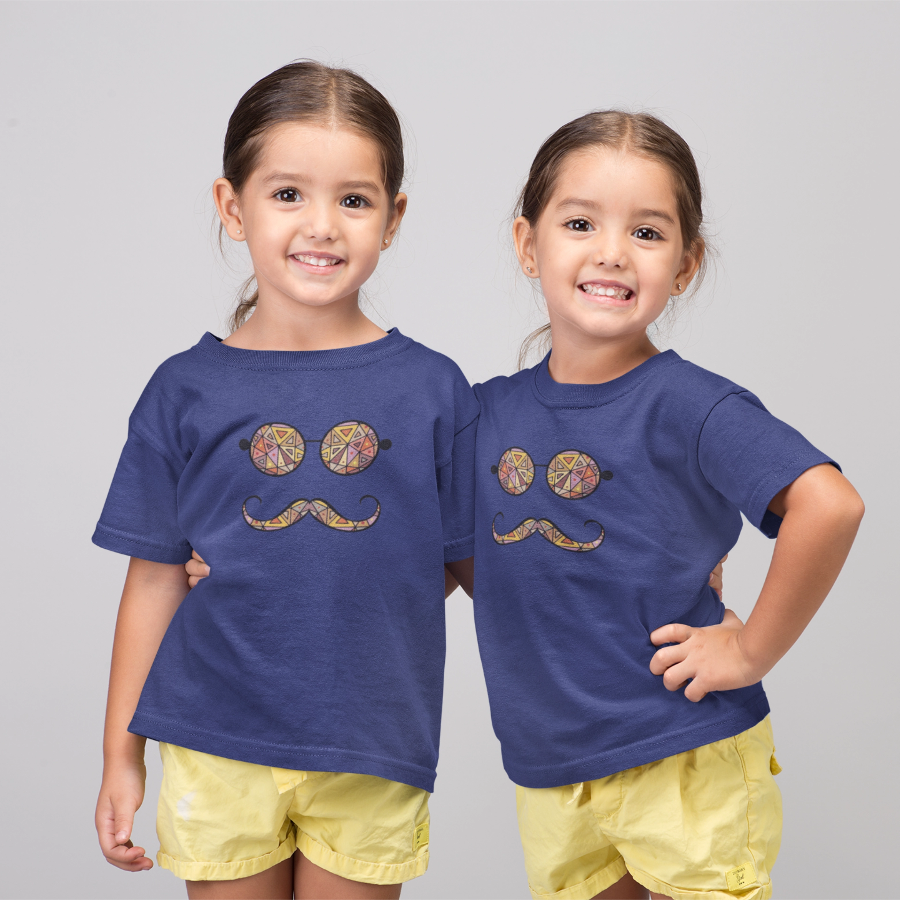 Glass & Mustache | Kids T-Shirt